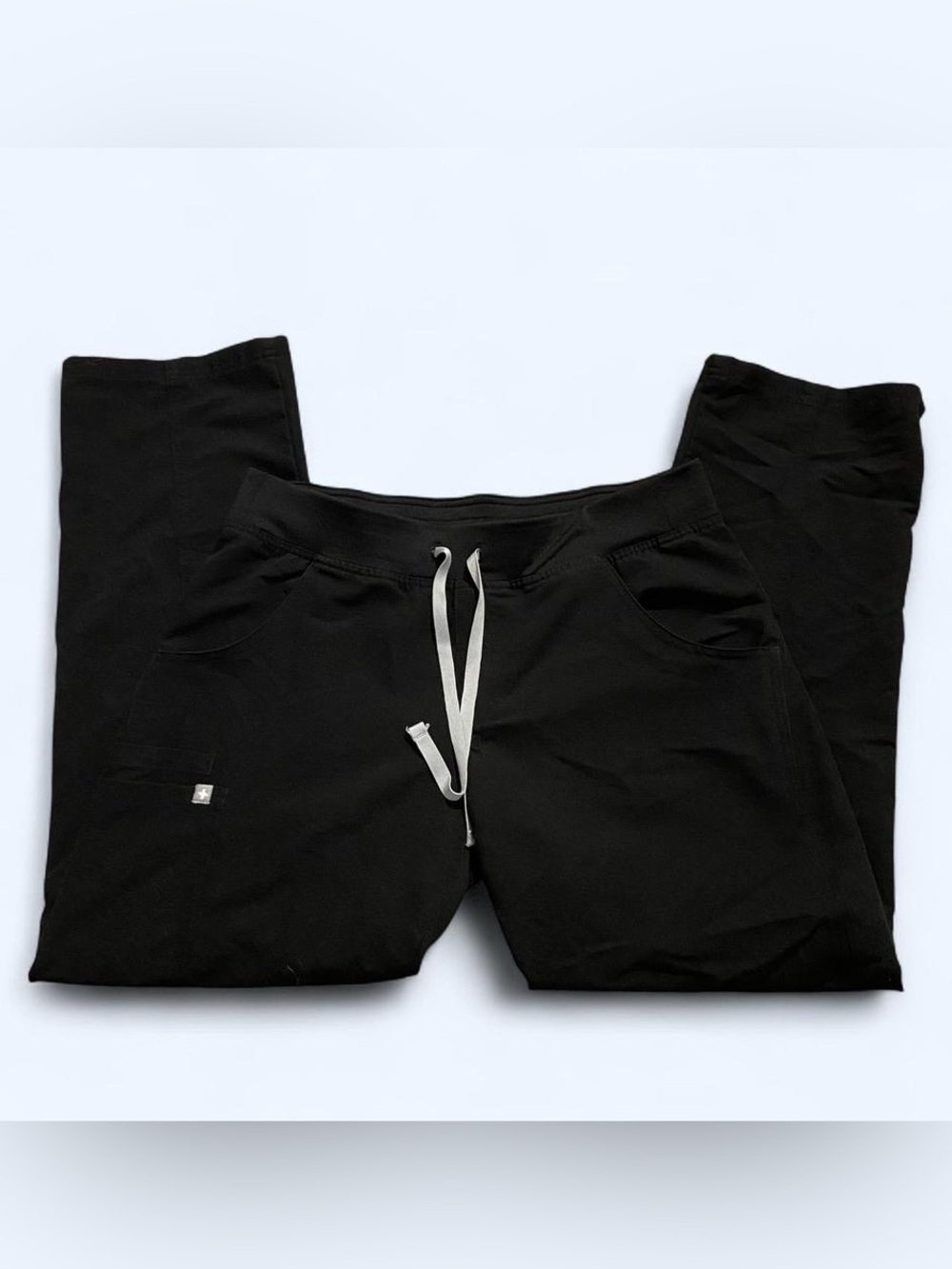 Black figs scrub pants